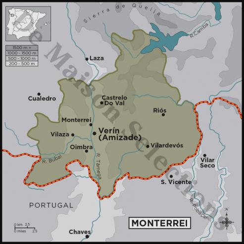 La Denominación cuenta con 26 bodegas del Valle de Monterrei y 418 viticultores que trabajan en 579 hectáreas.