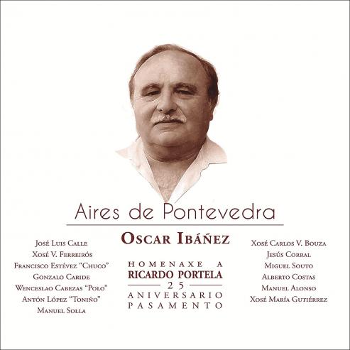 El gaitero Ricardo Portela, incluido en el Álbum de Galicia.