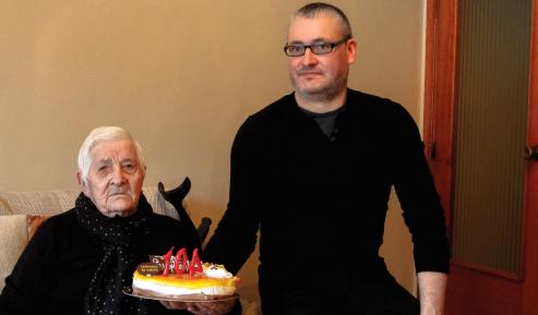 Genoveva Canal se despidió hoy de toda su familia con un adiós inesperado. Falleció en Ourense a los 105 años