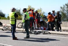 Las víctimas del atropello por parte de un vehículo, conducido por un octogenario, a un grupo de ciclistas ocurrido en A Guarda, en la carretera PO-552, el día 12 de marzo de 2016, con resultado de 2 muertos, 6 heridos graves y 3 heridos leves.