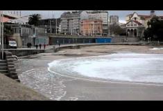 Oleaje en Riazor, A Coruña - 12/12/2011