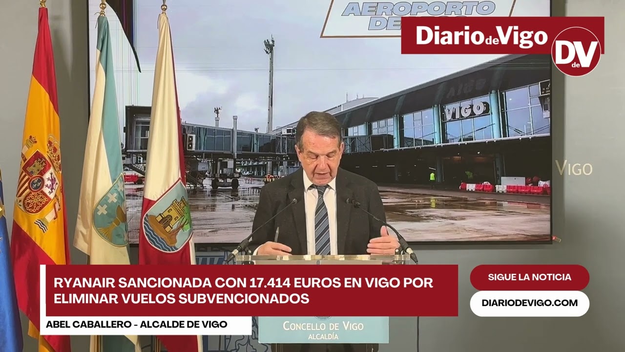 Ryanair se despide de Vigo anulando vuelos en diciembre