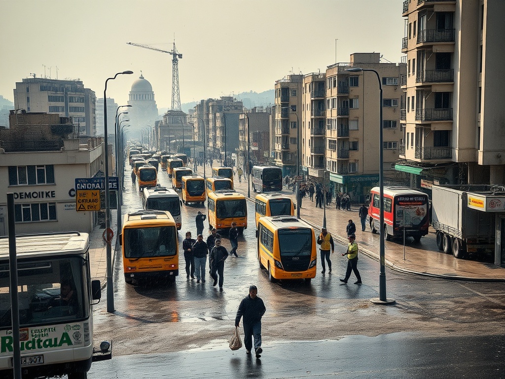 Lluvia tóxica y contaminación descontrolada en Teherán