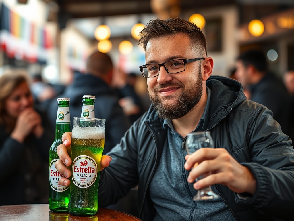 Alfonso Pequeño: “Esperamos superar los 10.000 litros de cerveza por el San Patricio de A Coruña”