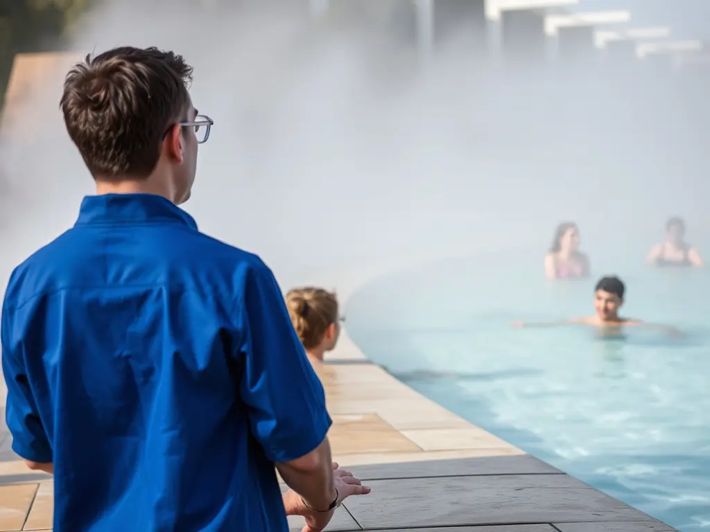 Estudiantes de Medicina de la USC comprueban en Pantón los beneficios terapéuticos del termalismo