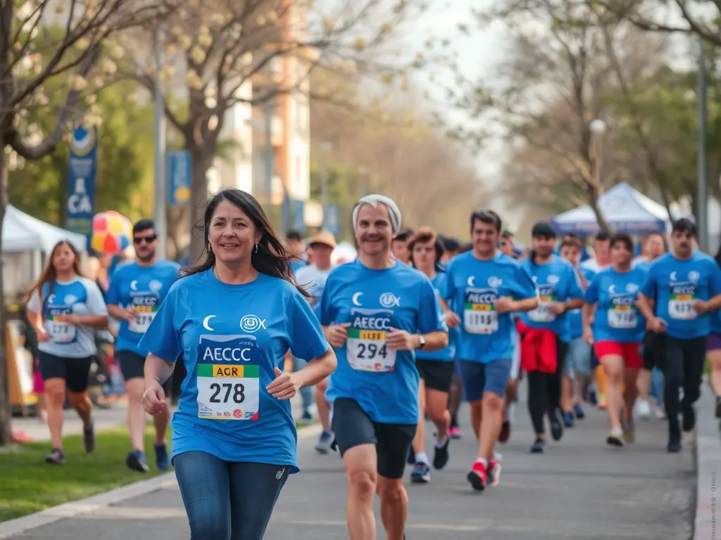 La AECC convoca una "marea azul" este domingo en Chantada con una ruta solidaria de seis kilómetros