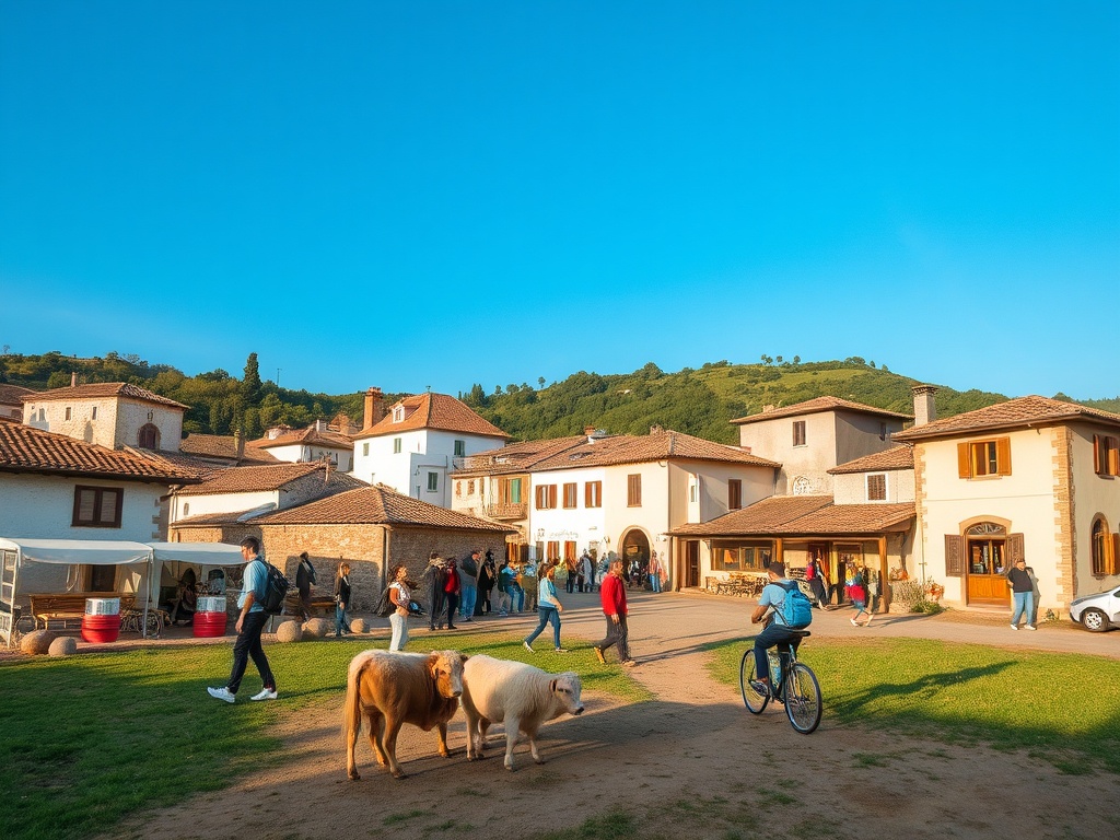 Esta vila de Lugo é berce do pan e do queixo e presume de celebrar as súas propias olimpíadas rurais