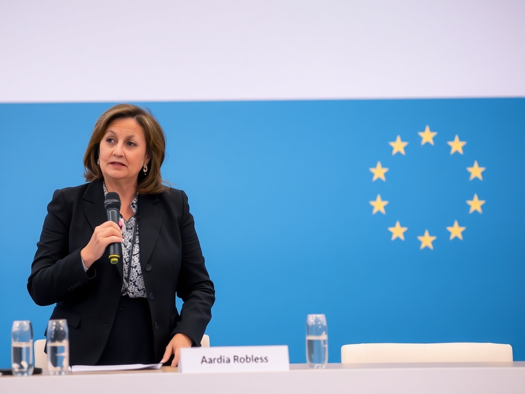 Margarita Robles: Europa debe estar "unida" e "non ter complexos", pero necesita "un liderado"