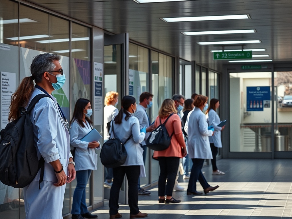 A folga de médicos en Galicia suspende máis de 5.500 consultas