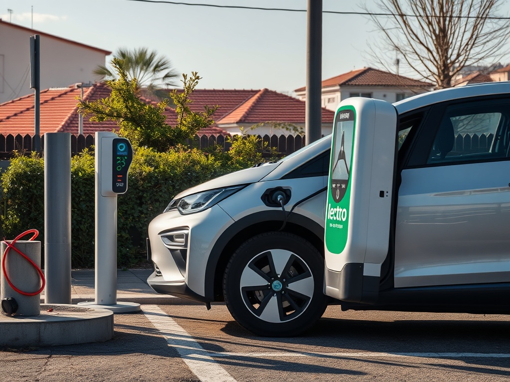 TÍTULO: Cargar o teu coche eléctrico con paneis solares na casa: guía práctica para aforrar e ser máis verde