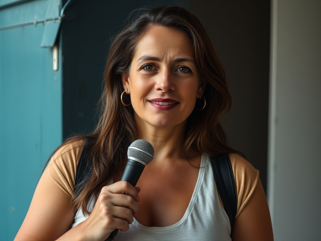 TÍTULO: Antía Costas, actriz: "A partir do que di o público improvisamos escenas"