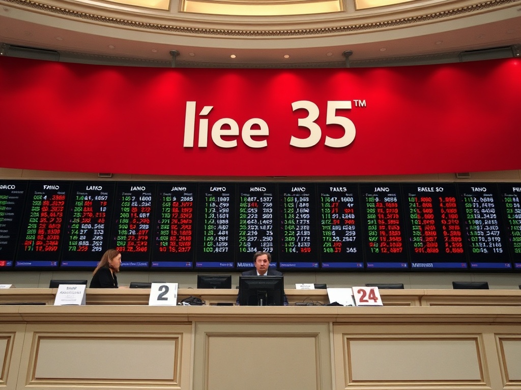 TÍTULO: O Ibex 35 abandona os máximos ao ceder máis do 0,2% na apertura