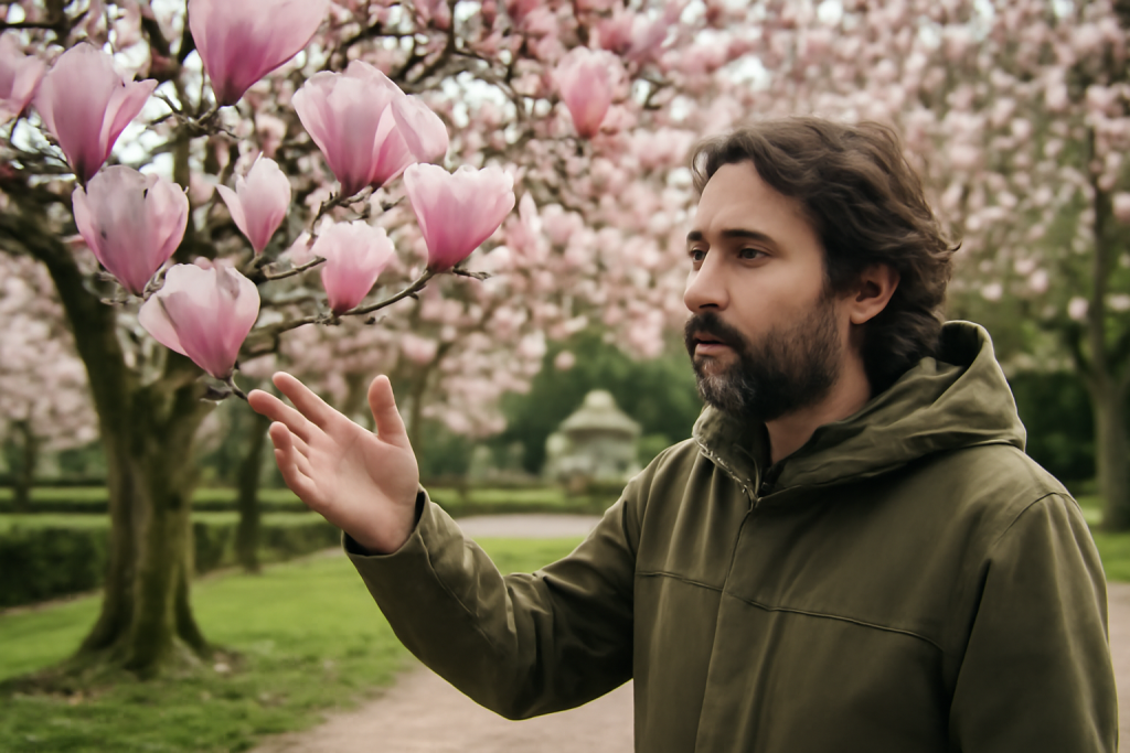 Imagen relacionada: Las magnolias adelantan la primavera en el Parque de Castrelos