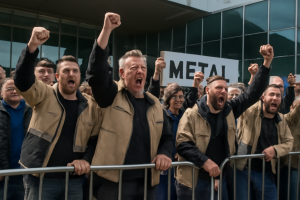 Imagen relacionada: Los trabajadores del comercio del metal claman a las puertas del Ifevi por un «convenio digno»