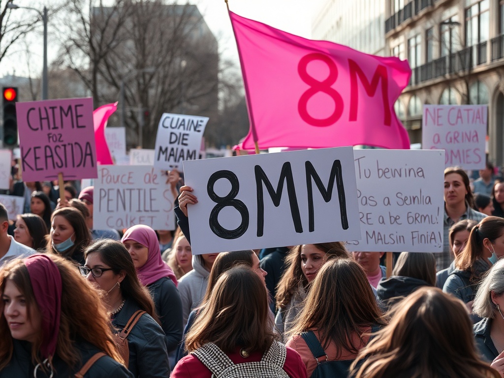 El 8M en Galicia, en imágenes