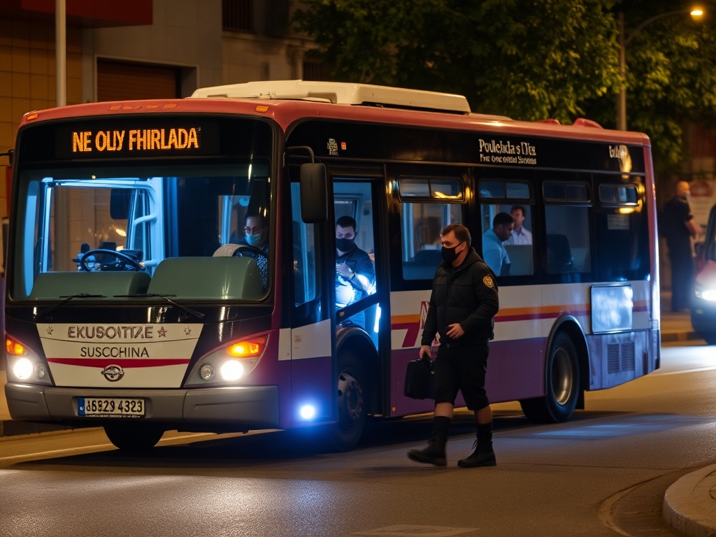 Extraño suceso en Granada: un ataque con un hacha termina con un muerto y el conductor de un autobús hospitalizado