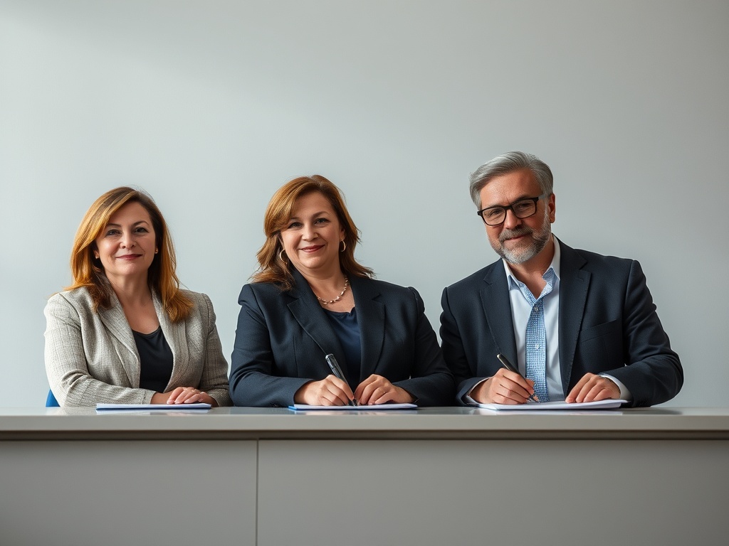 Os tres aspirantes ao Reitorado da UVigo, Belén Rubio, Carmen García Mateo e Jacobo Porteiro, rexistran as súas candidaturas