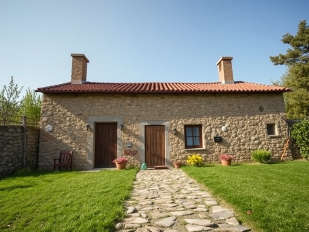 Una espectacular casa de piedra junto al Camino de Santiago: así es la vivienda que se vende en Lugo por 550.000 euros