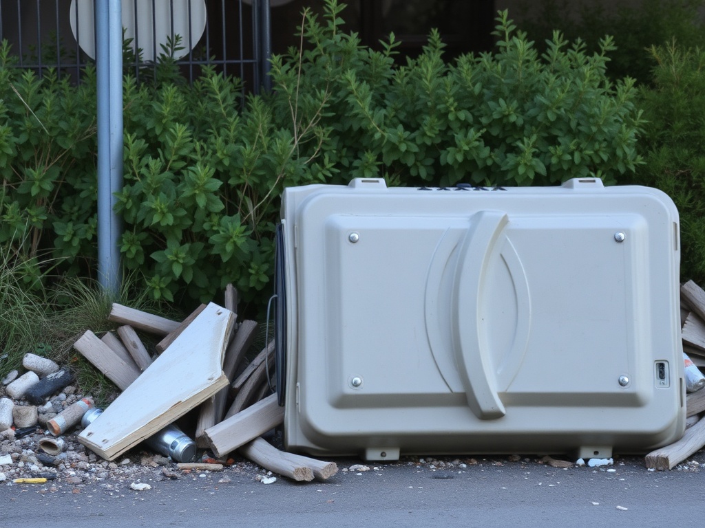 Varias denuncias en Lugo por tirar una caldera, residuos de obra y restos de poda en zonas verdes