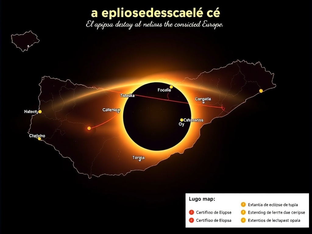 El mapa del eclipse total de agosto en Lugo: tres destinos Starlight donde se verá mejor que en casi toda Europa