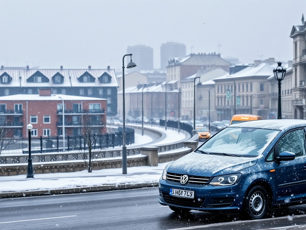 La nieve vuelve a Lugo: un frente frío baja la cota a los 800 metros este lunes