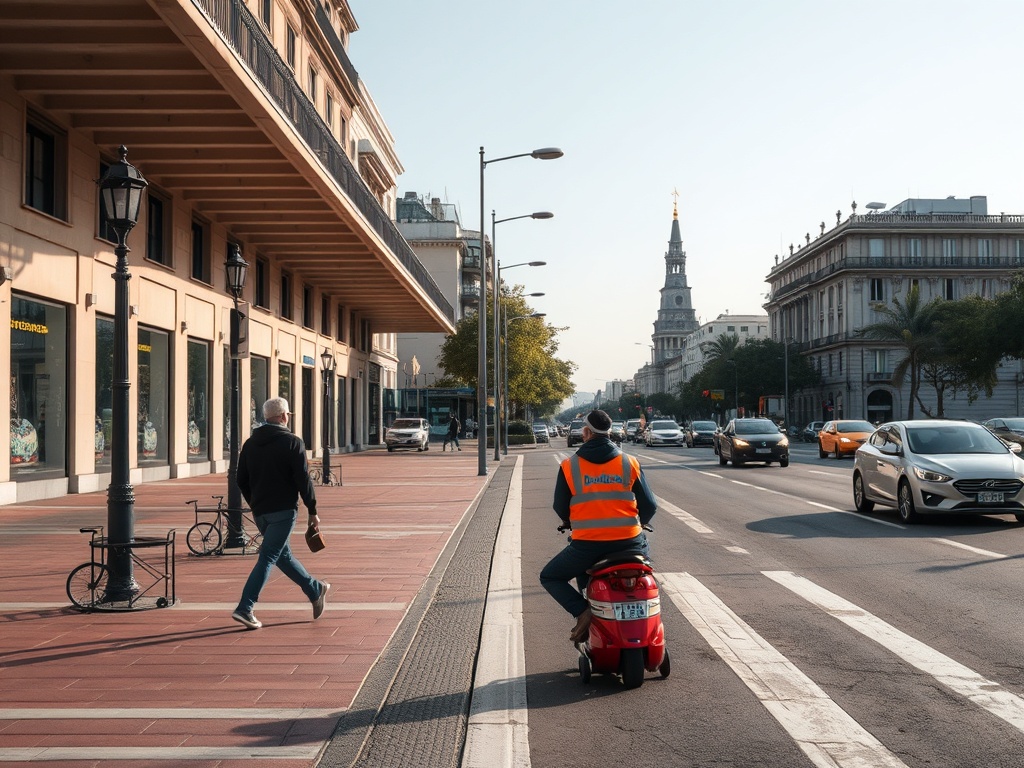 O Concello de Vigo denuncia desperfectos na humanización da Avenida de Galicia un mes despois de rematarse