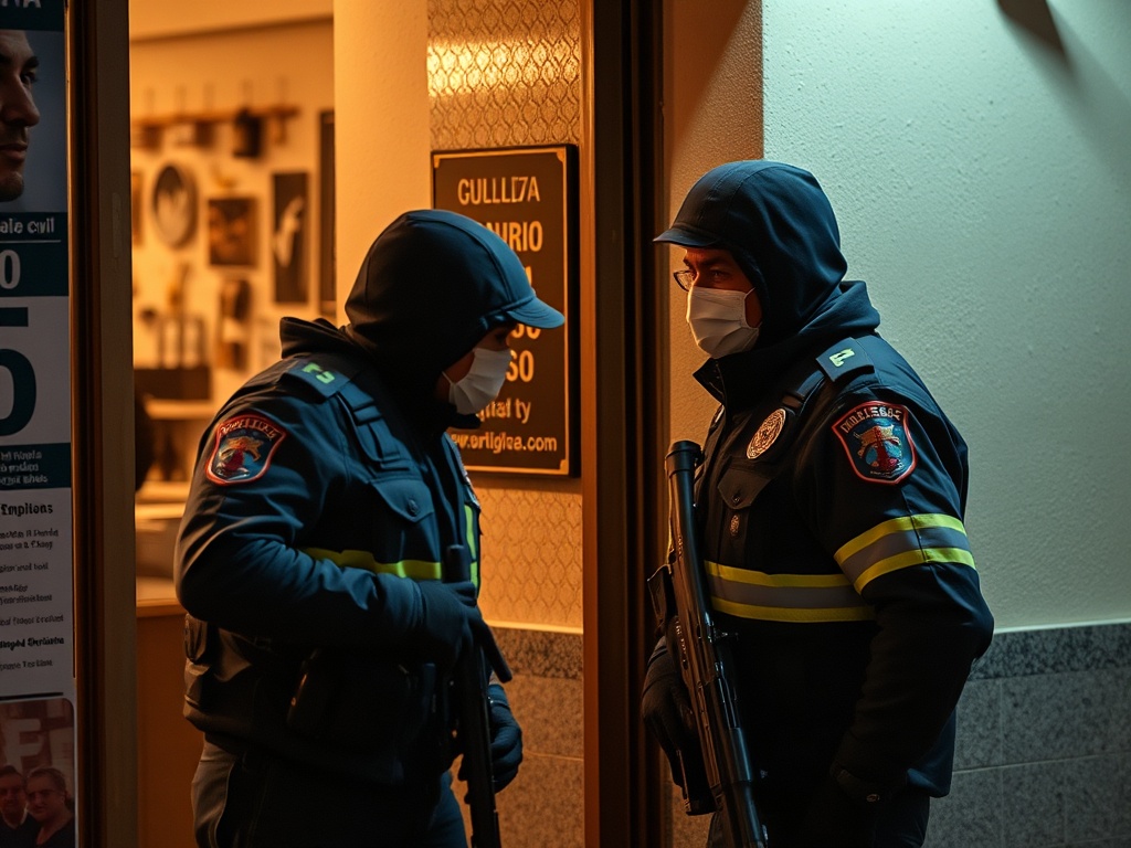 Un guardia fuera de servicio reduce a un hombre que empuñó una navaja y se acabó cortando a sí mismo