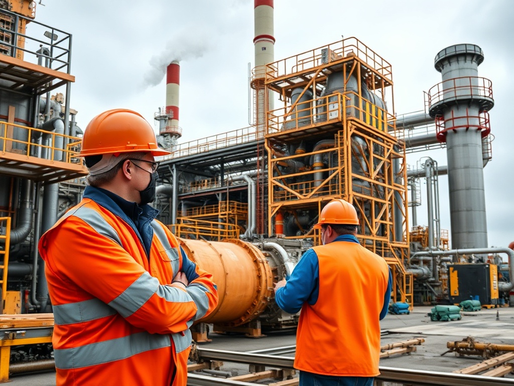 A parada técnica de Ence en Navia atrae a 1.500 traballadores á localidade