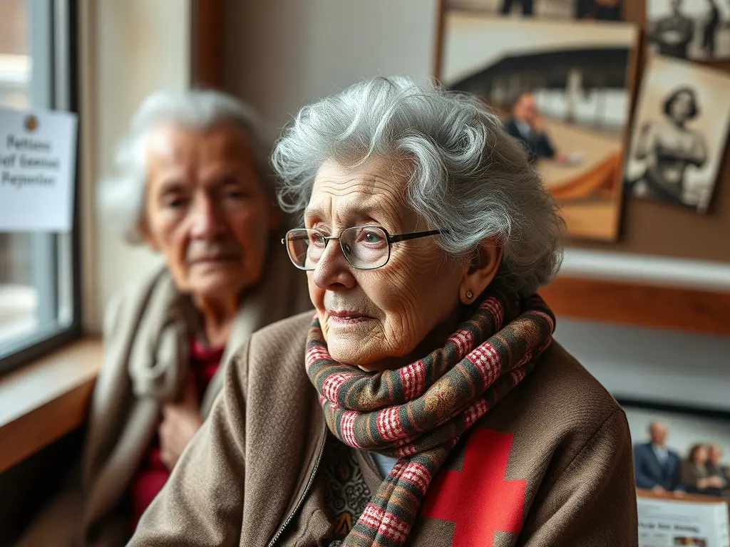 Los mayores de la Cruz Roja de Vigo narran sus vidas a través de «collages»