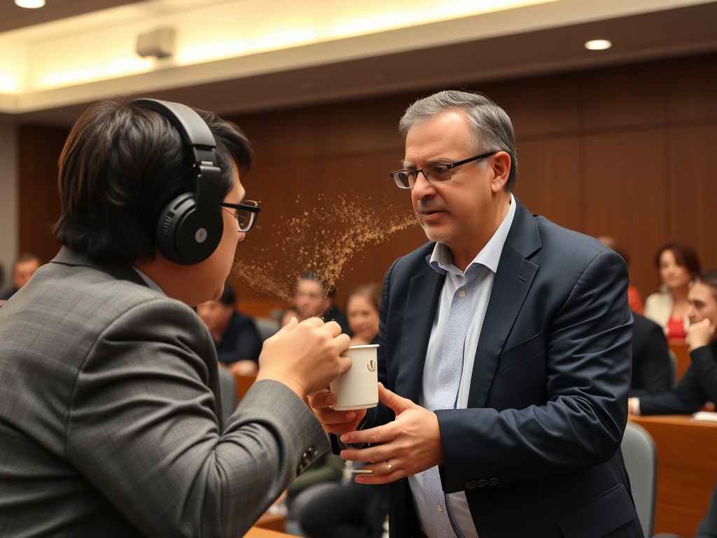 Un concejal del PSOE lanza café al portavoz de VOX durante una comisión en Aranjuez