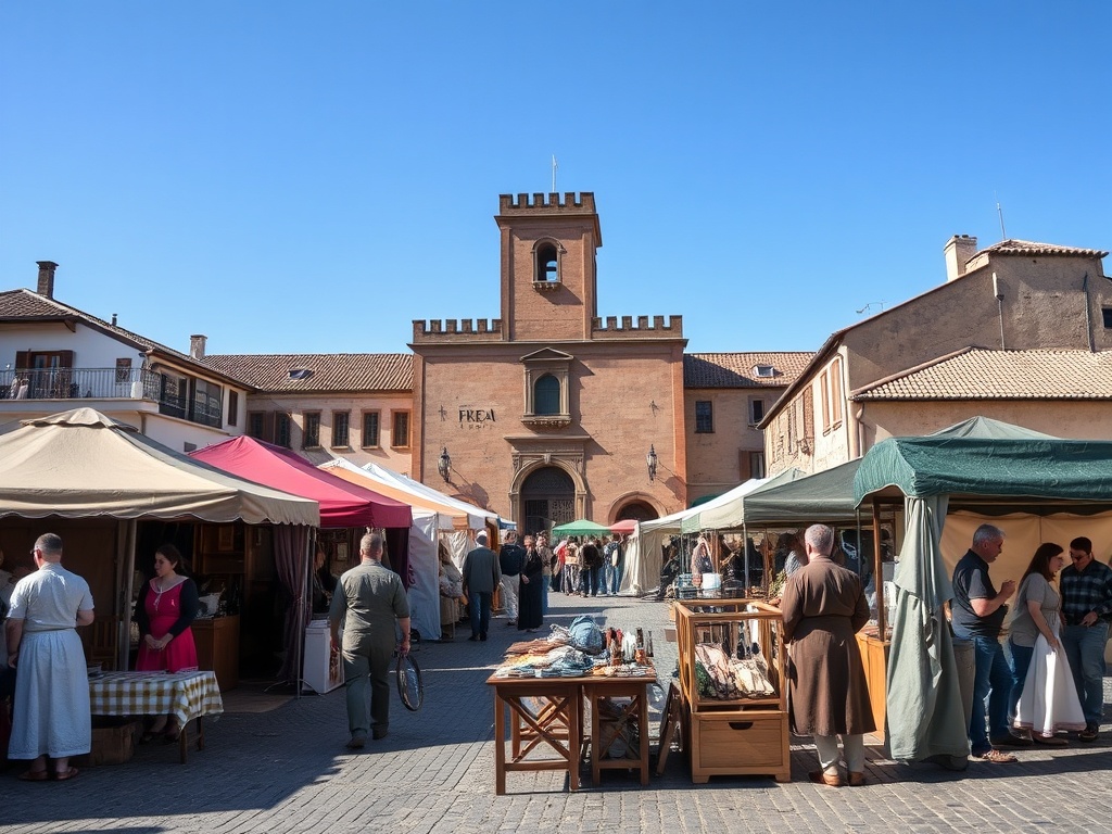 A Feira Medieval contará con 140 postos, presenta o seu cartel e abrirá cun mercado na praza de abastos