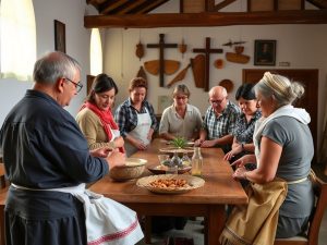Monterroso reunió a una decena de alumnos en un curso de cestería tradicional