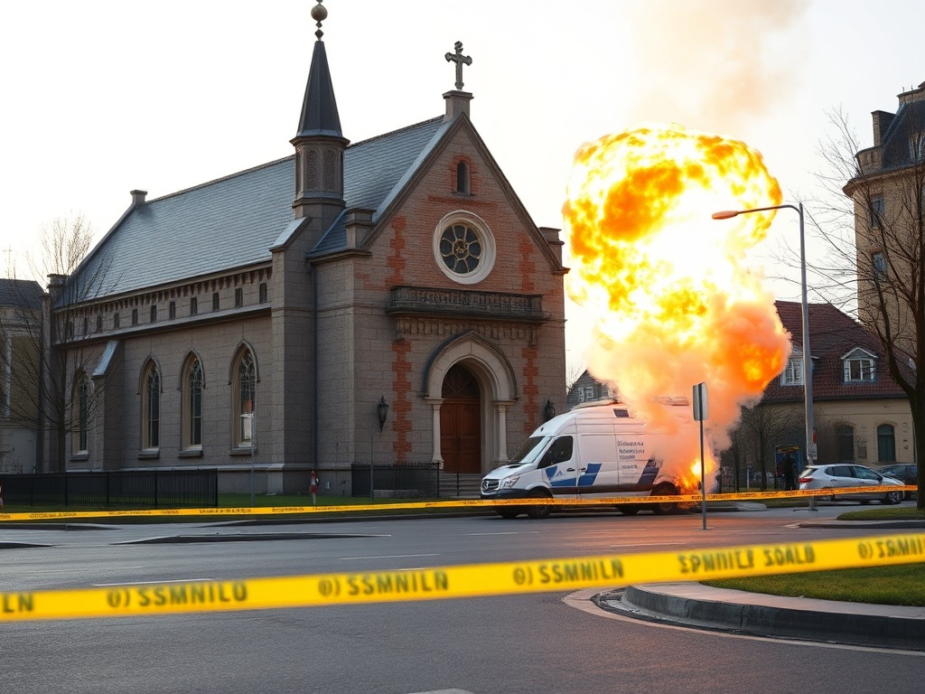 Explosión en una sinagoga en la ciudad belga de Lieja