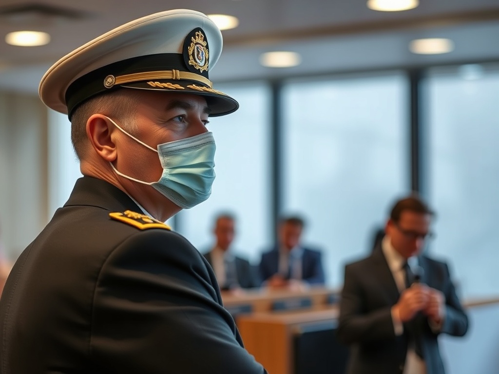 O capitán do mercante Simione pretende exculpar ao suposto organizador do alixo de tres toneladas de cocaína