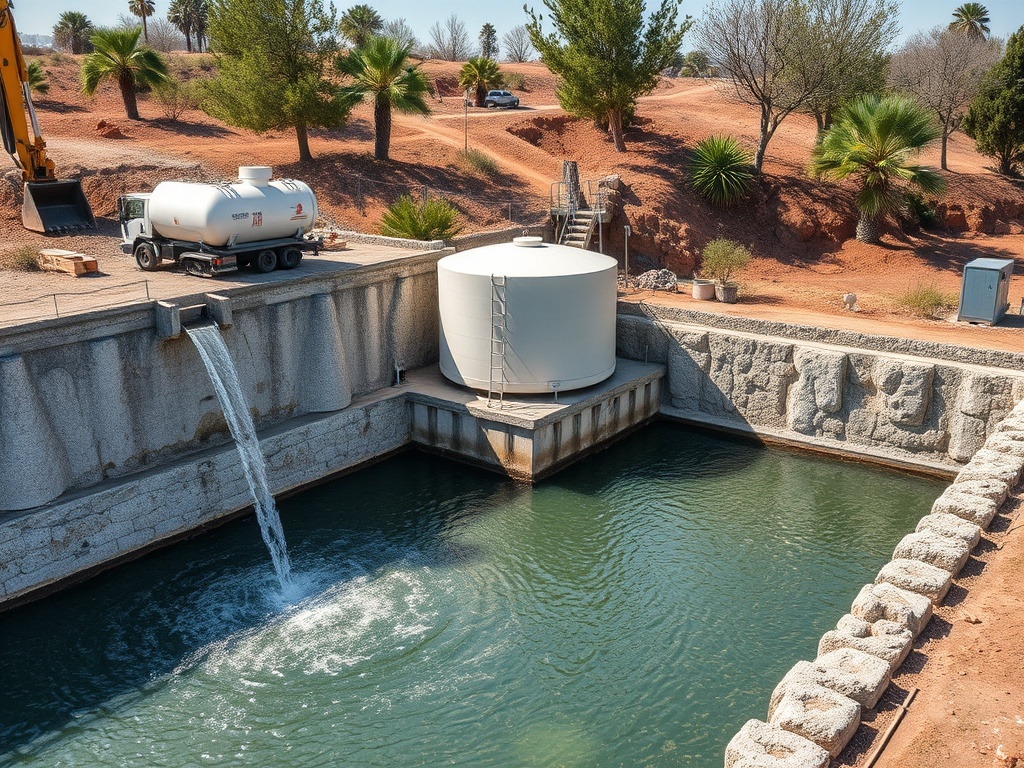A nova estación depuradora de Beo, en Malpica, custará 1,25 millóns de euros