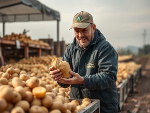 La apuesta por la calidad sostiene el precio de la patata de A Limia