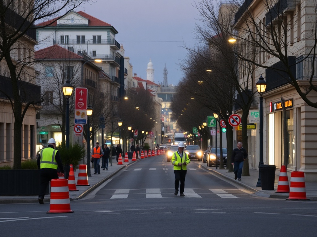 Obras paralizadas en la Avenida de Portugal dejan en riesgo 1,5 millones de euros en fondos europeos y ahogan comercios