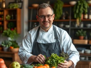 Rodrigo de la Calle, chef de la revolución vegetal: «Preocupa que los jóvenes prefieran procesados y comprar por móvil e