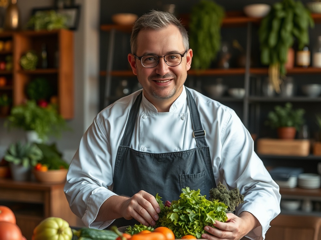 Rodrigo de la Calle, chef de la revolución vegetal: «Preocupa que los jóvenes prefieran procesados y comprar por móvil e