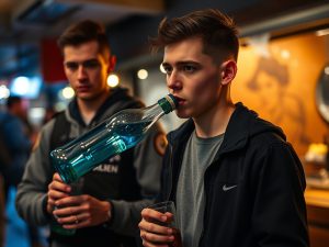 Un joven detenido tras agredir a otro con una botella durante una fiesta en Augas Férreas