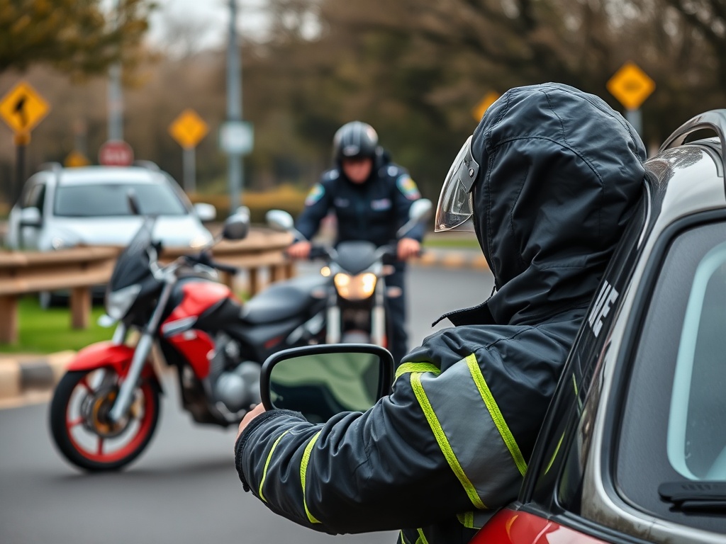 Investigan a un conductor que huyó tras chocar con una moto en Betanzos y simuló el robo de su coche