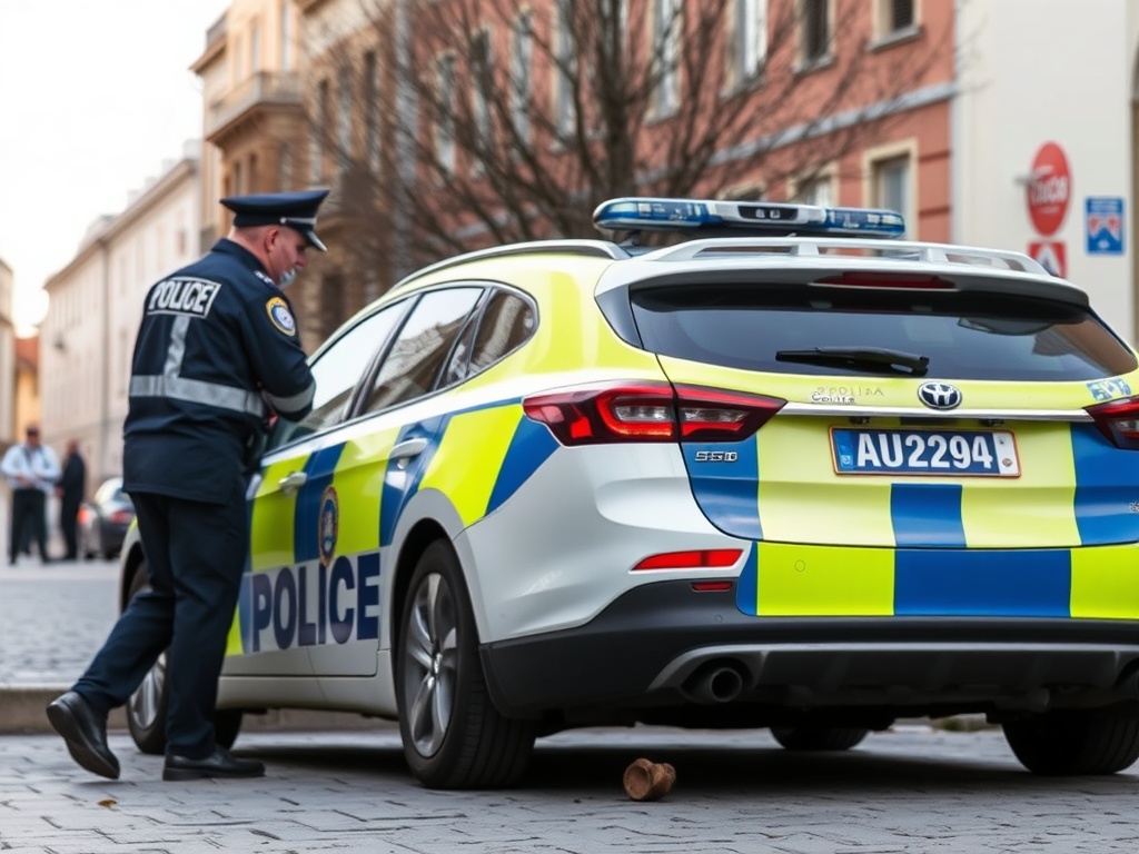 La Policía Local de Ribadeo busca al causante de los daños en un coche estacionado en el centro