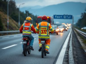 Dos personas heridas tras una colisión múltiple en la AP-9 a la altura de Acea de Ama (Culleredo)
