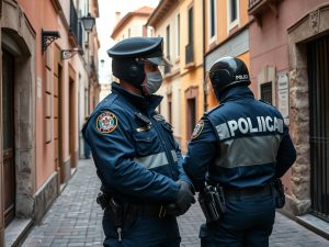 La Policía Nacional investiga una presunta agresión homófoba en el casco histórico de Pontevedra