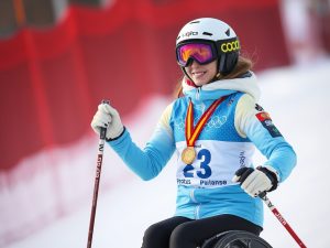 Audrey Pascual conquista su segundo oro en Milán-Cortina al imponerse en la combinada en Cortina d'Ampezzo