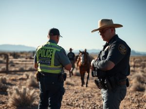 La policía registra el rancho de Epstein en Nuevo México