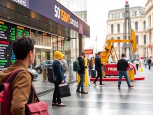 El Ibex sube un 3,05% hasta rozar los 17.500 puntos mientras el Brent se sitúa por debajo de los 90 dólares