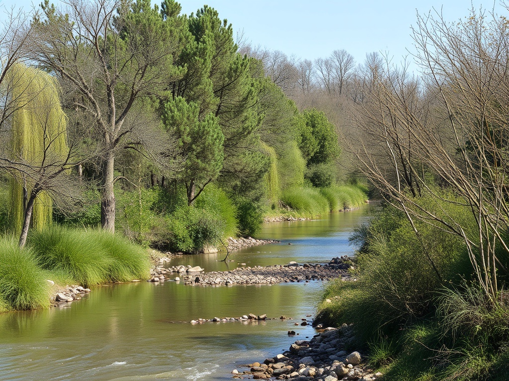 El paseo fluvial de Arnoia, arrasado por el temporal