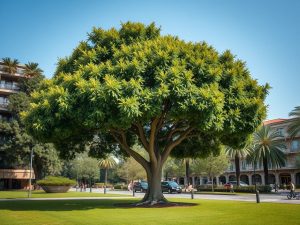 El cedro de la alameda del Concello
