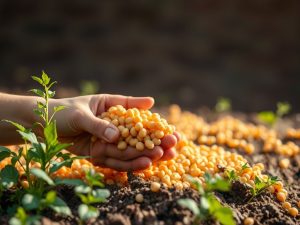 Logran cultivar garbanzos con tierra análoga a la Luna y abren la puerta a la agricultura espacial